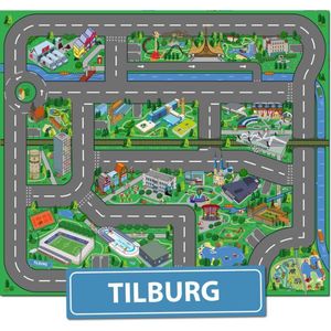 Speelkleed Tilburg City-Play - Autokleed - Verkeerskleed - Speelmat Tilburg