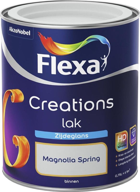 Flexa - Creations - Verf voor Hout - Lak voor Binnen - Zijdeglans - 750 ml