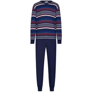 Pastunette - Pyjama - Navy Nights - Katoen - Interlock - Blauw - Maat L