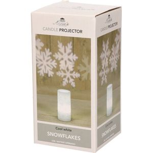 Lumineo Kerstverlichting - sneeuwvlok projector - LED - 7 x 15 cm