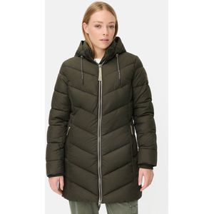 camel active - Gewatteerde Jas - Bosgroen - Met Afneembare Capuchon