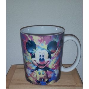 MICKEY MOUSE (spatverf) bedrukte mok