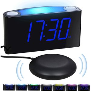 Digitale Dovenwekker met 7-kleurig Nachtlampje en Groot LED-display