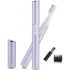Jumalu - Precisietrimmer - Lila - Wenkbrauw Trimmer - Gezichtshaar Verwijderen