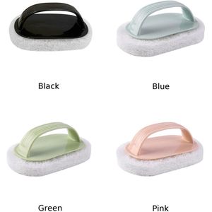 4-delige set professionele handvat spons borstel reinigingsgereedschap borstel spons met handvat