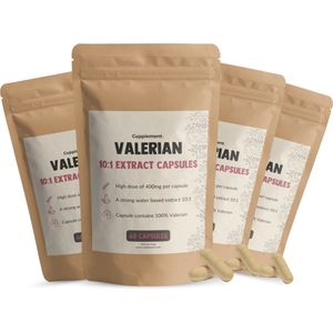 Cupplement - Valeriaan Extract Capsules - 500 mg - Vegan - Duurzaam