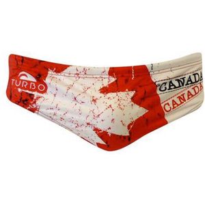 Turbo Canada Zwemslip Rood,Wit 5-6 Years Jongens