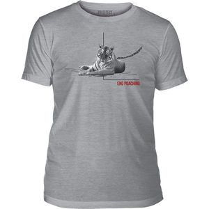 T-shirt End Poaching Tiger Tri-Blend S