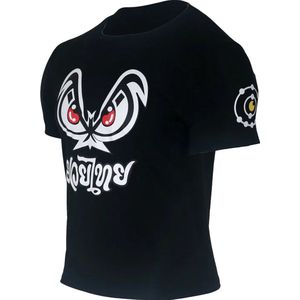 Fluory Bad Eyes Muay Thai Kickboks T-Shirt Zwart maat M