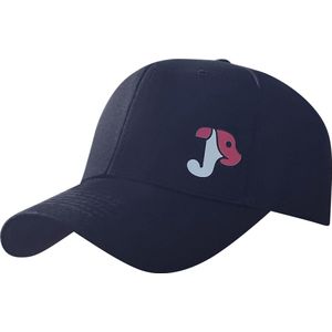 JiPo - Pet - Cap - Zwart - Logo - One Size