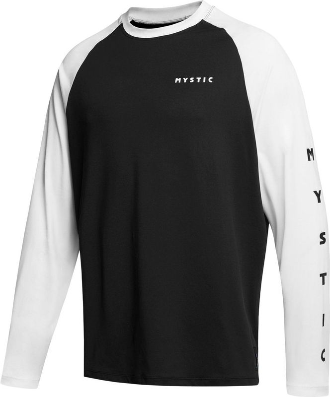 2025 Mystic Heren Bout Lange Mouw Quickdry Tee - Black /