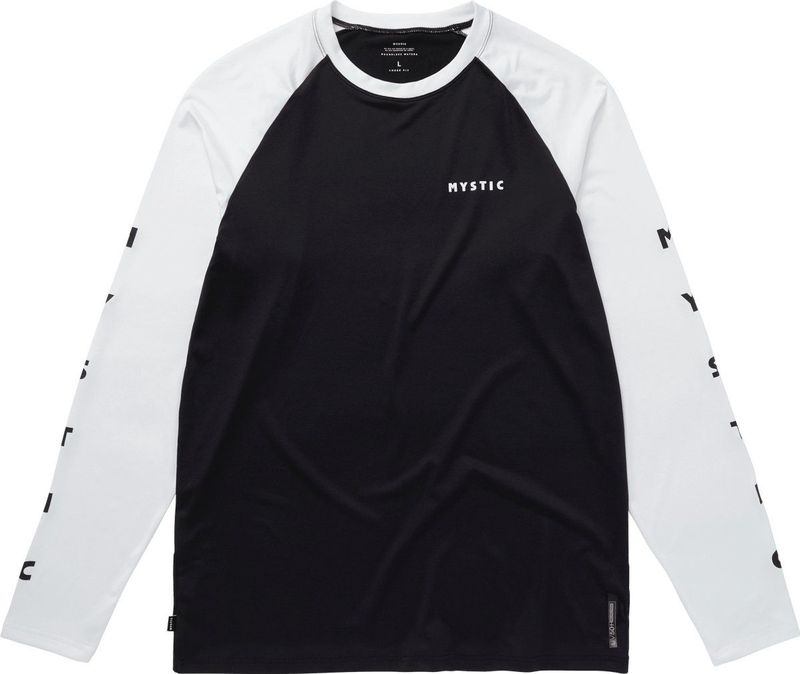 Mystic Bolt L/S Quickdry - 240157 - Black / White - XL - Men