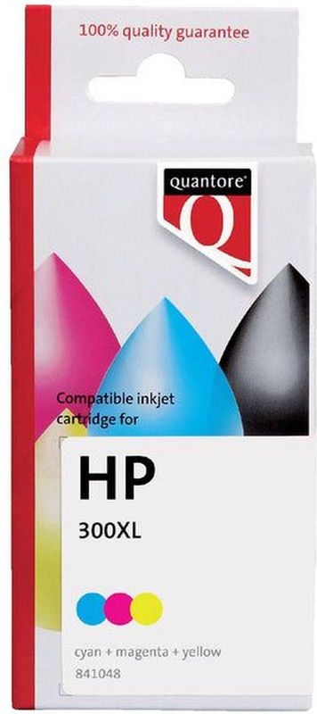 Quantore - Inktcartridge - Kleur - HP 300XL CC644EE - 35 Stuks