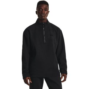 Under Armour RECOVER Fleece ¼ Zip - Black-Black-Black - Maat LG