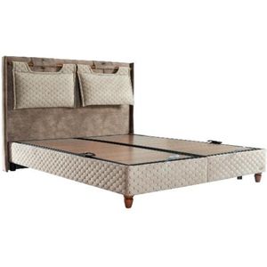 Pointhome Bambi - Boxspringbed Set - 180 x 200 H3 Magnasand Therapy Slaapkamerbed 1 x Matras met Topper 1 x Bedlade 1 x Bedhoofdeinde