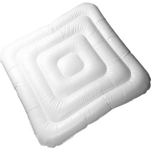 Opblaasbare Vierkante Hot Tub Cover 1.3m Energiebesparende Deksel Warmte-isolatie Overloopafdekking-Grijs