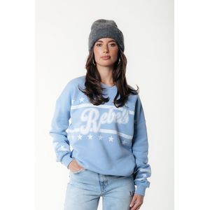 Colourful Rebel Rebels Stars Dropped Shoulder Sweat - S