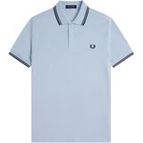 Fred Perry - Polo Twin Tipped M3600 - Lichtblauw - Heren Poloshirt