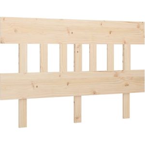 VidaXL Hoofdbord 203,5x3x81 cm Massief Grenenhout