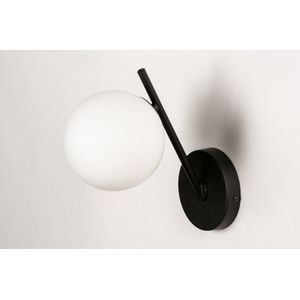 Lumidora Wandlamp 74260 - Voor binnen - GIO - G9 - Zwart - Metaal - Badkamerlamp