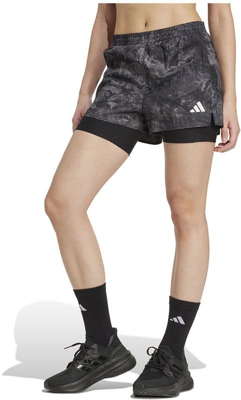 adidas - Own the Run - Sportshorts - Dames - 2-in-1 - Normale Pasvorm