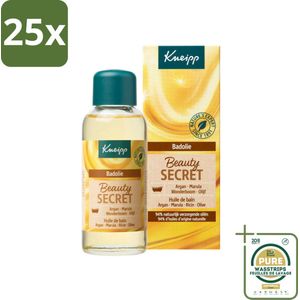 25 x Kneipp - Badolie - Beauty Secret - Voor alle huidtypen - 100 ml - Grootverpakking - Badolie - Huidverzorging - Natuurlijke Oliën - Luxe Badolie - Huidverzorging Voor Alle Huidtypen