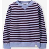 Sissy-Boy - Lichtblauwe Gestreepte Sweater - Lange Mouwen - Hoge Halslijn