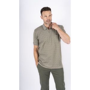 Pre End - Poloshirt London army print 100470 KM - maatXXL