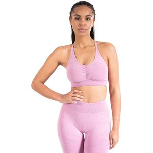 Smilodox Vrouwen sport bh batik scrunch geschikt voor sportschool, fitness, hardlopen