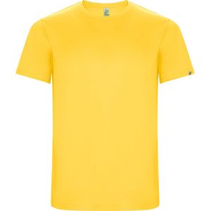 Geel unisex ECO CONTROL DRY sportshirt korte mouwen 'Imola' merk Roly maat S