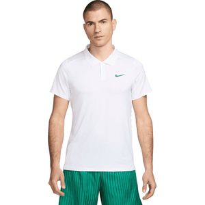 Nike Court Advantage Men - Tennisshirt - Wit - Heren