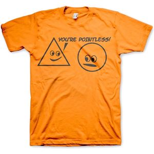 Hybris You're Pointless T-Shirt Orange-S