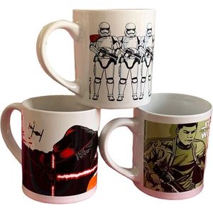 Star Wars mokken set - The force Awakens - Disney - 3 theemokken / koffiemokken