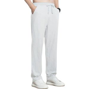 Nivard Linnen Broek Heren - Zomerbroek - Volwassenen - Lange Broek - Pantalon - Strandbroek - Zomer - Ibiza Stijl - Wit - Maat S