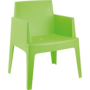 Alterego Groene design stoel 'PLEMO'