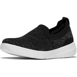 FitFlop - Super-Q Knit Slip-Ons - Zwart - Damesschoenen