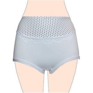 Fine Woman - 5 Slips met stipjes bovenaan - 5 kleuren - Large