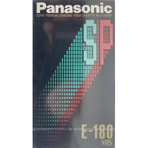 Panasonic NV-E180ESP VHS Videoband – 180 min – Gesealed – Made in Japan