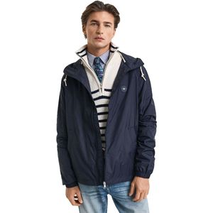 GANT - Windjack - Blauw - Gerecycled Polyamide - Waterafstotend