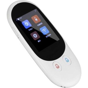JGS Premium - Draagbare slimme stemvertaler met 4 inch IPS LCD scherm en WIFI - Ondersteuning voor 52 talen en 74 dialecten