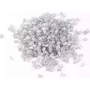 Akyol - Beads for braids – Kralen voor braids – Dreadlock haar ringen -braids-haar accessoires-carnaval -haarring - braids zilverkleurig - zilver braids – Extension Kralen – Rasta haar bedels – Manchet Clip – Vlecht haarringen – Haarbed