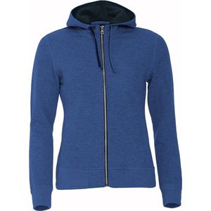 Clique Classic Hoody Full Zip Women 021045 - Blauw-melange - XS