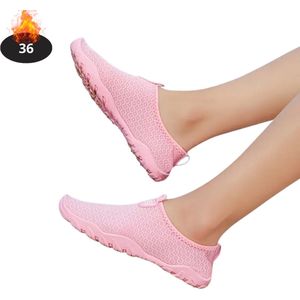 Livano Waterschoenen Voor Kinderen & Volwassenen - Aqua Shoes - Aquaschoenen - Afzwemschoenen - Zwemles Schoenen - Roze - 36