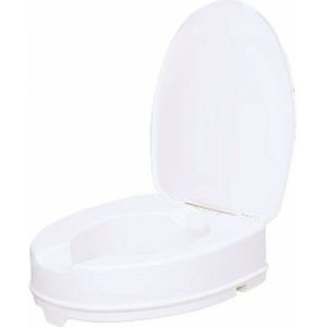 VITILITY Toiletverhoger met deksel 10 cm - Wc bril - Verhoogd toilet - Toiletstoel