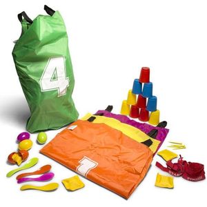 BS Toys Feestkit Spelletjes (22-delig) - Leuk voor feestjes, geschikt voor kinderen vanaf 3 jaar, 1-4 spelers