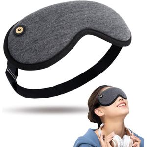 Verwarmend Oogmasker - Zwart - Herbruikbaar - Magnetron Verwarmd - Verlicht Droge Ogen en Vermoeidheid