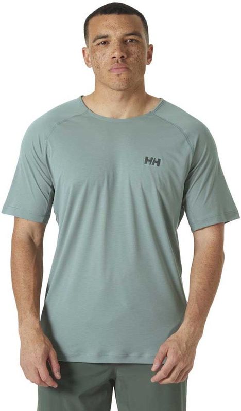 Helly Hansen - Trail T-shirt - Grijs - Korte Mouwen - Man