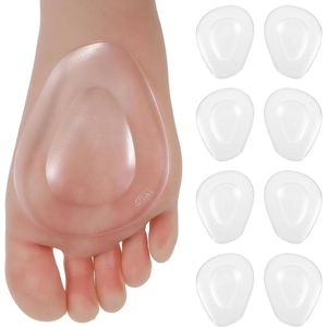 8 stuks middenvoetsbeentje kussens voor voetballen antislip hielkussentjes - Blijvend comfort en voorkomt dat tenen glijden voor hakken lederen schoenen - Mannen