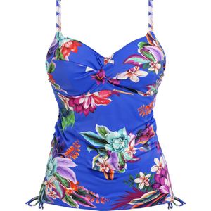 Fantasie HALKIDIKI UW TWIST FRONT TANKINI Dames Bikinitopje - Ultramarine - Maat 75F (EU)