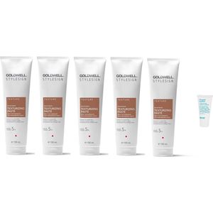 5 x Goldwell - StyleSign Roughman Texturizing Paste - 150ml - Limited Edition + Gratis Travelsize